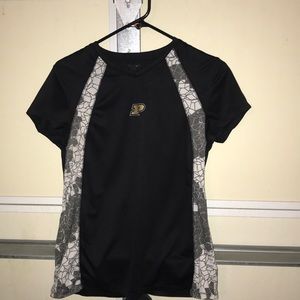 Purdue University logo tee shirt